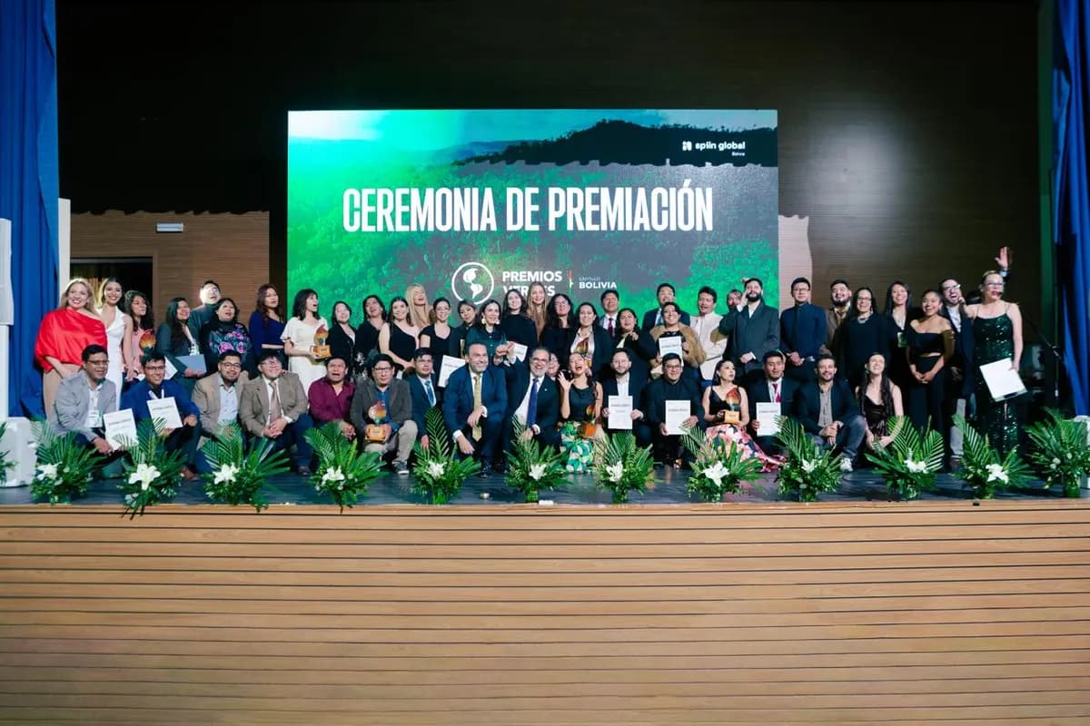 Ceremonia de Premios Verdes Capítulo Bolivia en Sucre, septiembre de 2026
